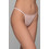 Milena By Paris Σατέν Γυναικείο String με Δαντέλα Ροζ 6911