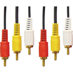 ΚΑΛΩΔΙΟ ΗΧΟΥ 3 RCA ΑΡΣΕΝΙΚΑ ΣΕ 3 RCA ΑΡΣΕΝΙΚΑ 3m ΕΠΙΧΡΥΣΑ OD11.5 R311 BAG VZN (ΣΕΤ ΜΕ 10)