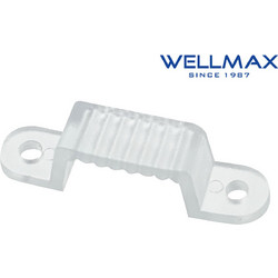 ΣΤΗΡΙΓΜΑ ΚΛΙΠ ΣΤΕΡΕΩΣΗΣ ΤΑΙΝΙΑΣ LED 10mm WELLMAX (ΣΕΤ ΜΕ 5)