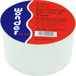ΤΑΙΝΙΑ ΜΟΝΩΤΙΚΗ PVC 0.13X38X20Y ΛΕΥΚΗ K1ZA3 WND (ΣΕΤ ΜΕ 5)