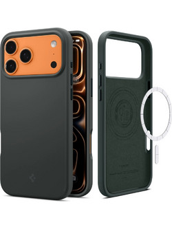 Spigen Silicone Fit MagSafe Θήκη Abyss Green (iPhone 17 Pro Max)