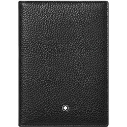 Montblanc Meisterstuck μαύρη Δερμάτινη θήκη διαβατηρίου 126261