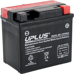 Uplus Μπαταρία Μοτοσυκλέτας EBX5L-BS 70A 4Ah