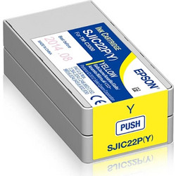 Epson SJIC22PY Yellow Μελάνι Εκτυπωτή Inkjet C33S020604