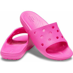 Crocs Classic Παιδικές Παντόφλες Καλοκαιρινές για Κορίτσι Φούξια 206396-6QQ