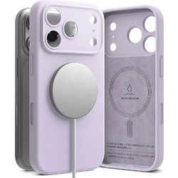 Ringke Θήκη Silicone Magnetic MagSafe iPhone 17 Pro Light Purple