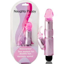 Baile Naughty Puppy Δονητής Rabbit Ροζ
