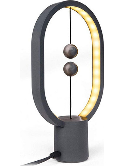 Allocacoc HENG Balance Lamp Ellipse Plastic Mini Dark Grey (DH0098DG/HBLEMN)