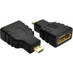 Adaptor HDMI θυληκό σε MICRO HDMI αρσενικό Χρυσό Well ADAPT-HDMIF/UHDMIM-W