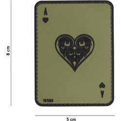 Σήμα Ace Of Hearts Green 101 INC - Χακί