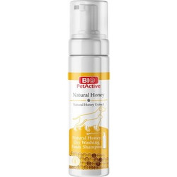 Bio Pet Active Natural Honey Dry Foam Shampoo 200ml Αφρός Καθαρισμού