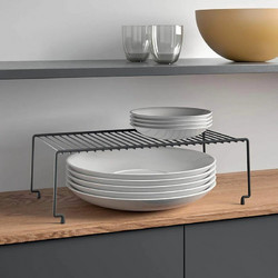 Ράφι Στοιβαζόμενο Brooklyn Lava Metaltex - Μαύρο 47x23x15cm - 361303