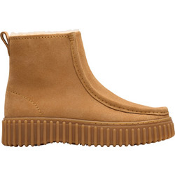 Clarks Torhill Cozy Γυναικεία Μποτάκια Chukka Suede Ταμπά 26182911