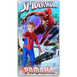 Αφίσα πάρτυ με φωτογραφία Spiderman