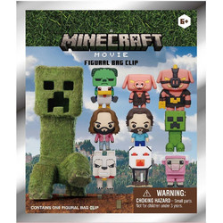 Monogram Minecraft Movie S1 3D Foam Bag Clips-Τυχαία Επιλογή (37035)