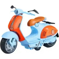 Μοτοσυκλέτα Vespa με φως και ήχο 16.5cm Γαλάζιο