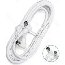 Καλώδιο επέκτασης τηλεόρασης TV Cable 5m/ Right Angle 90 - λευκό