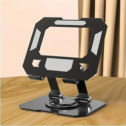 Επιτραπέζια βάση στήριξης tablet για γραφείο - Foldable Metal Holder μαύρη