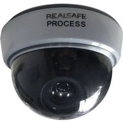 Real Safe Ψεύτικη Κάμερα Παρακολούθησης Τύπου Dome Γκρι CDM-15