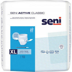 Seni Active Classic XLarge Πάνες Βρακάκι Ακράτειας 5.5 Σταγόνες 10τμχ