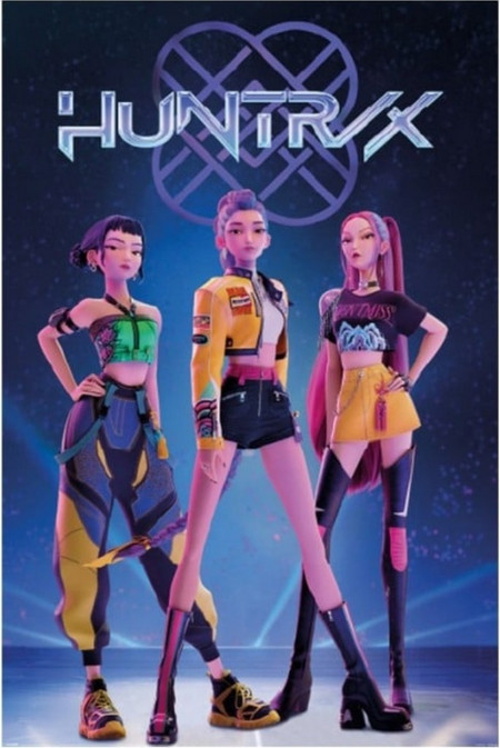 Αφίσα K-POP DEMON HUNTERS - Huntrix - Poster 61x91cm PP2501680