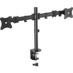 Digitus Universal Dual monitor stand, bracket, black, clamp (DA-90349)