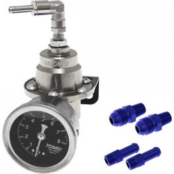 Ρυθμιστής Πίεσης Καυσίμου 2.0-8.0kgf/cm Φ4.5 TOMEI TYPE-S HW-0011 Ασημί