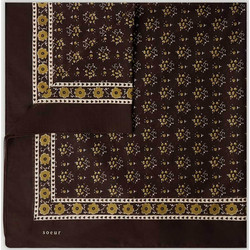 Soeur γυναικείο φουλάρι με all-over print Classiq - ECH1505FOULARDC Καφέ Σκούρο