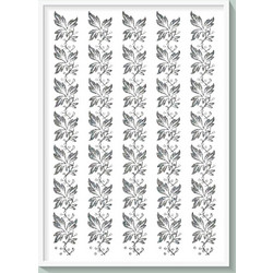 ΑΥΤOΚΟΛΛΗΤΟ TRANSFER GLITTER S-23 SS-23 SILVER 17x25cm