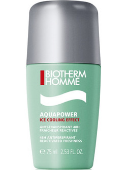 Biotherm Homme Aquapower Ice Cooling Effect Ανδρικό Αποσμητικό Roll On 48h 75ml