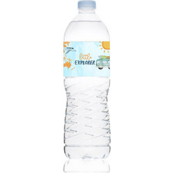Ετικέτα Νερού Βάπτισης για μπουκάλι 0,5L Αυτοκόλλητη 20 x 4 εκατοστά με Βαν, Ταξίδι