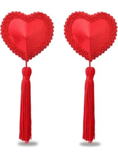 Reusable Red Heart Nipple Pasties