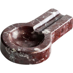 Σταχτοδοχείο Rosso Levanto Marble 371CTF1501 15x5x3cm Burgundy Μάρμαρο