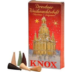ΑΡΩΜΑΤΙΚΆ ΓΙΑ ΞΎΛΙΝΟΥΣ SMOKERS KNOX INCENSE CONES 3CM, SET OF 24, IN TO ONE COLOR