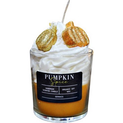 Keradiko Αρωματικό Κερί Σόγιας Σε Ποτήρι Big φ8,5 x 8,9 cm (pumpkin spice) 004089PSP