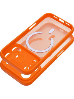 iS TPU FULL MATTE MAG IPHONE 15 orange backcover