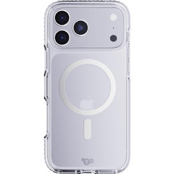 TECH21 IPHONE 17 PRO MAX CASE (T21-11430) EVOCRYSTAL W/MAGSAFE CLEAR/METALIC SILVER