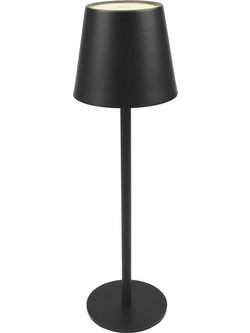 POWERTECH LED επιτραπέζιο φωτιστικό HLL-0193, ρυθμιζόμενο, επαναφορτιζόμενο, μαύρο