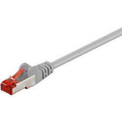 Goobay S/FTP STP Cat.6 Καλώδιο Δικτύου Ethernet 1m Grey