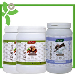Prevent 2x Prevent Start Shake Chocolate Υποκατάστατο Γευμάτων για Έλεγχο Βάρους, 2x430g & Premium Shake L - Box Chocolate Υποκατάστατο Γεύματος για Έλεγχο του Σωματικού Βάρους, 581gr 430g (2x 5213008