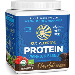 Sunwarrior Protein Warrior Blend Chocolate Φυτική Πρωτεΐνη 375gr