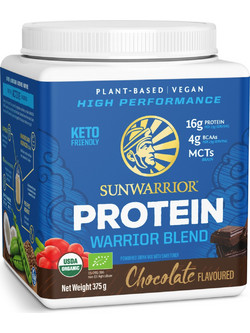 Sunwarrior Protein Warrior Blend Chocolate Φυτική Πρωτεΐνη 375gr