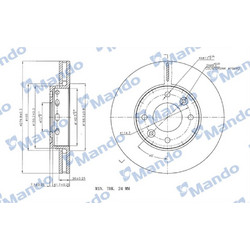 Mando Δισκόπλακα - MBC030157