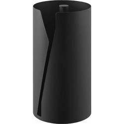 Yamazaki Βάση Ρολού Κουζίνας Με Κάλυμμα Μαύρη Tower 16x16x30,2