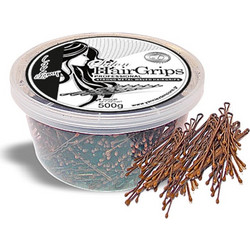 Τσιμπιδάκια Καφέ Yanni Extensions Hair Pins 5Cm Brown 500gr