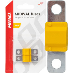 Amio - ΑΣΦΑΛΕΙΕΣ MIDIVAL 60A - 2 Τεμ. (03476/AM)