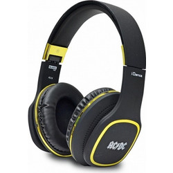 iDance ACDC 100GD Ασύρματα Bluetooth Ακουστικά Over Ear Μαύρα