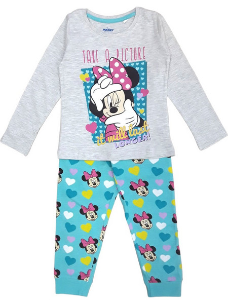 Πιτζάμα Μακρυμάνικη Minnie Blue 8020344