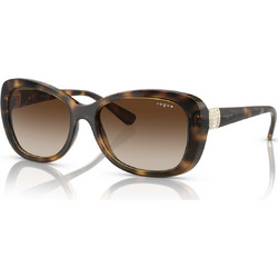 Vogue VO2943SB W656/13 Γυναικεία Γυαλιά Ηλίου Oversized Κοκάλινα Ταρταρούγα με Καφέ Degradee Φακό