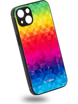 EGOBOO Rainbow Collection backcover for iPhone 13, Illusion